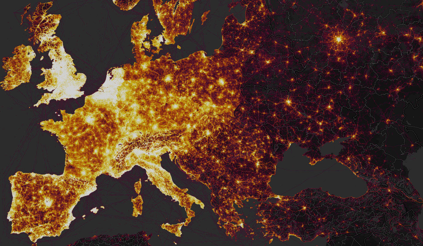 Strava Global Heat Map - Karil Amelina